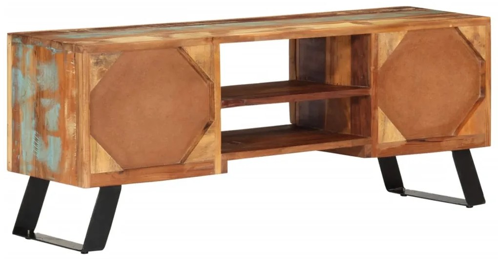 vidaXL Έπιπλο Τηλεόρασης 112 x 30 x 45 εκ. από Μασίφ Ανακυκλωμένο Ξύλο