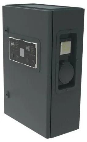 Σταθμός Φόρτισης Μονοφασικός 2 Σημείων 7,4 KW Mode2-3 Green'up Premium 058044 Legrand-58044-Μαύρο 058044