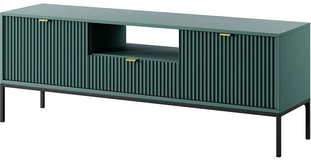 Έπιπλο Τηλεόρασης Nova TV_LAB-c 154x39x56cm Green-Anthracite
