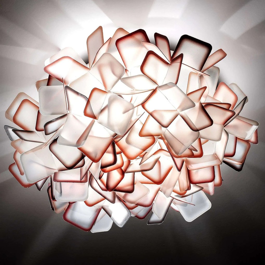 Φωτιστικό Οροφής-Πλαφονιέρα Clizia Medium Orange Slamp Aluminium, Polypropylene