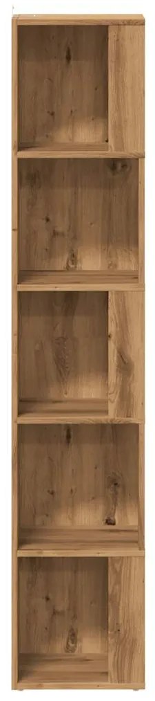 vidaXL Γωνιακό ντουλάπι Artisan Oak 33x33x165 cm Κατασκευασμένο ξύλο