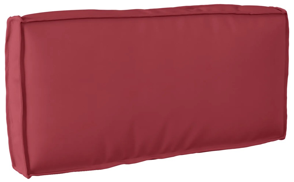vidaXL Μαξιλάρι Παλέτας για Πλάτη Ροζ 80x40x12 cm, Ύφασμα Oxford
