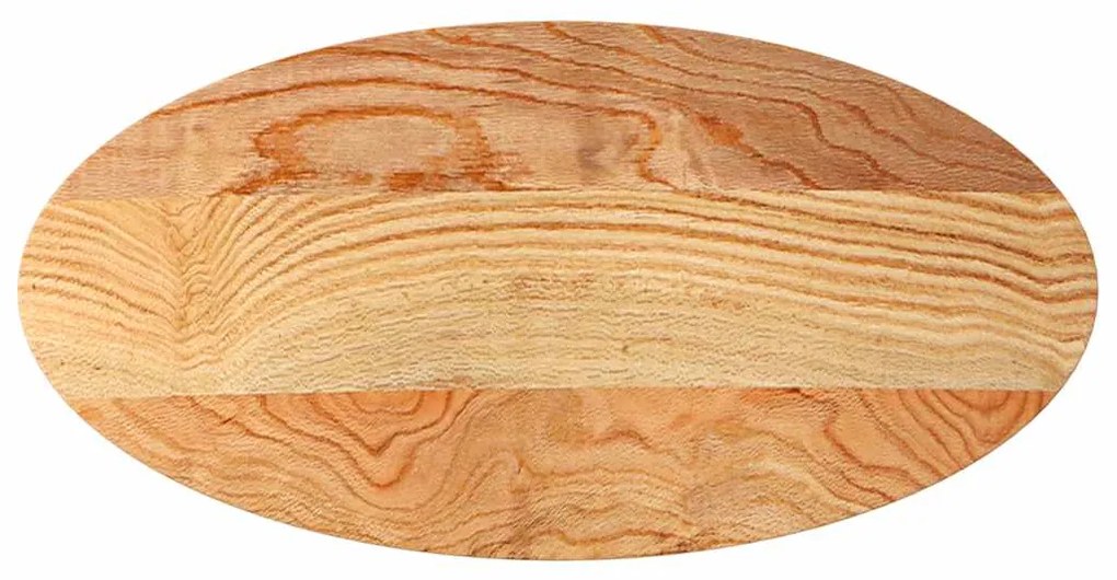 vidaXL Επιτραπέζια επιφάνεια Ανοιχτό Καφέ 100x50x2 εκ. Ξύλο Δρυός Οβάλ