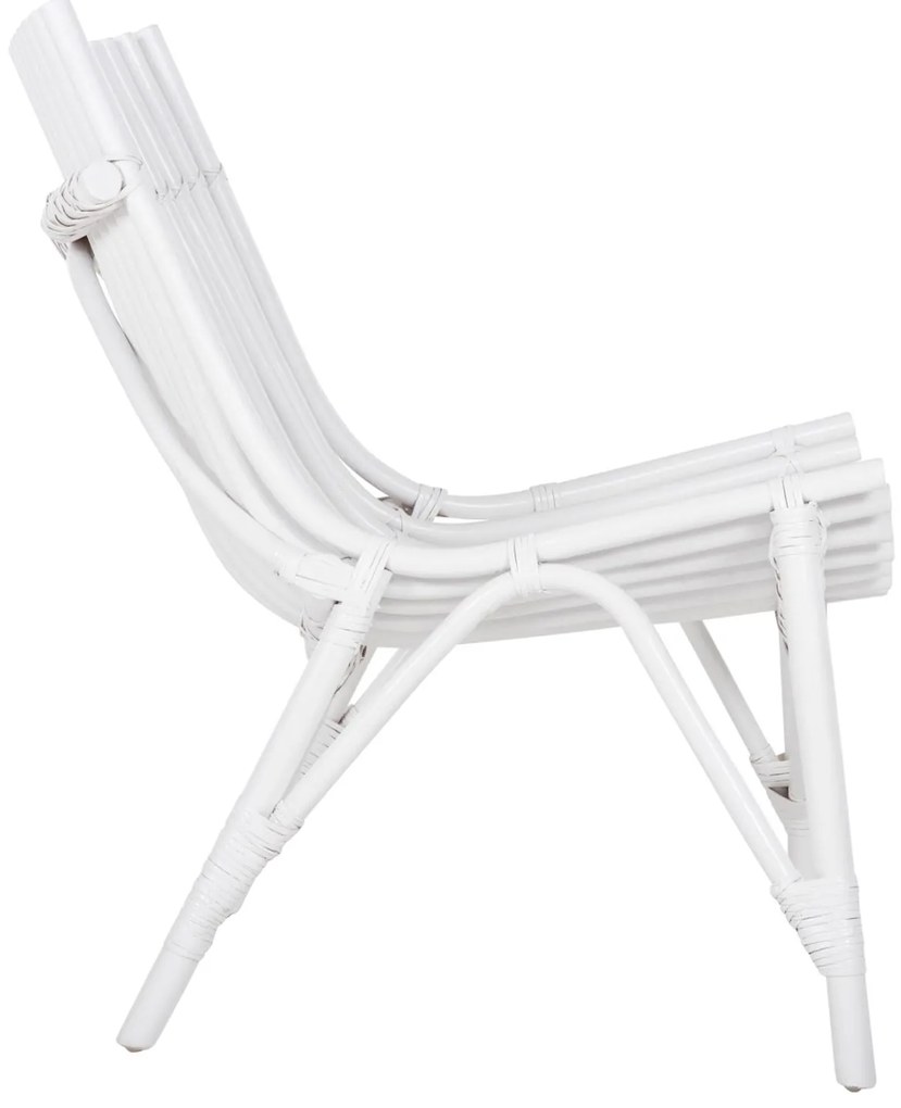 Καρέκλα CELLION C9812.03 Ράβδοι Rattan σε Λευκό Xρώμα 76x72x83Υεκ. 76x72x83 εκ.