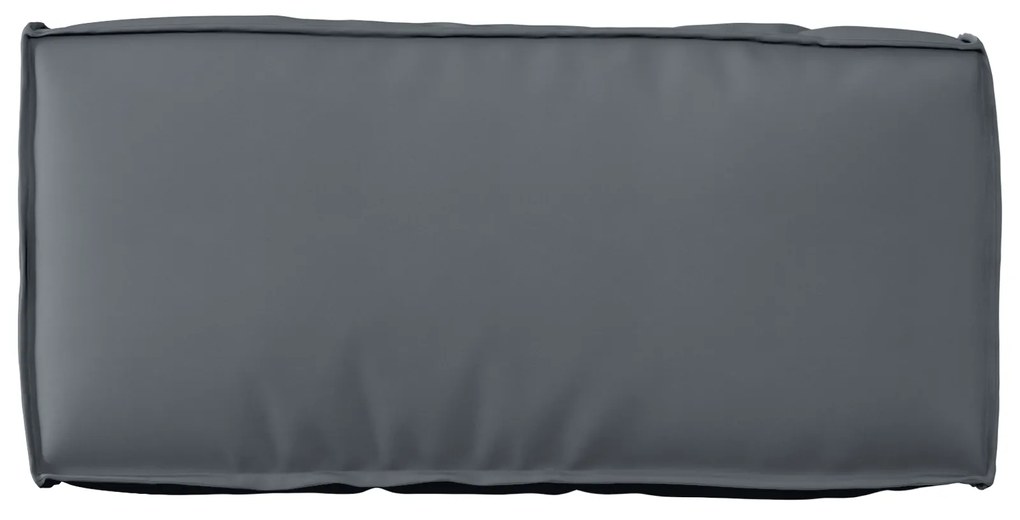 vidaXL Μαξιλάρι Παλέτας  για Πλάτη Ανθρακί 80x40x12 cm Υφασμάτινο