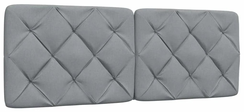 Μαξιλάρι για Κεφαλάρι Ανοιχτό Γκρι 140 εκ. Υφασμάτινο