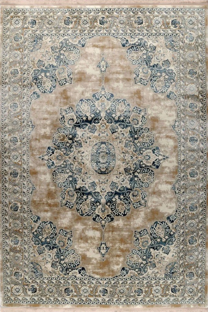 Χαλί Serenity 20617-730 Beige-Blue Merinos 133X190cm