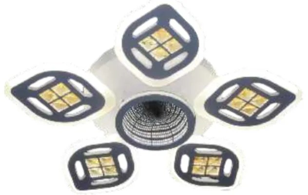 Φωτιστικό οροφής LED Πλαφονιέρα με Dimmer 5179 6WH