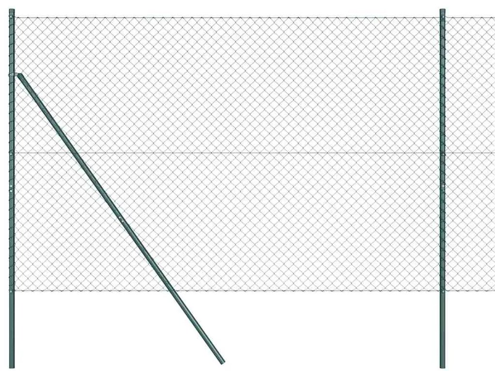 vidaXL Στύλος Περιφράξεων Πράσινο 10 x 1,6 μ (40 x 40 mm πλέγμα)