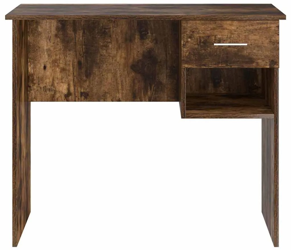 vidaXL Γραφείο Καπνιστό Δρύς 90 x 49 x 75 εκ Επεξεργασμένο ξύλο