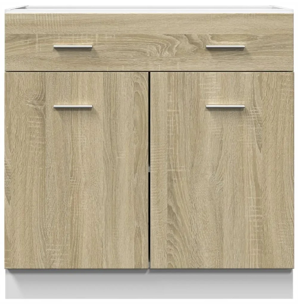 vidaXL Ντουλάπι με Συρτάρι Lyon Sonoma Δρυς 80x46x81,5 εκ. Επεξ. Ξύλο