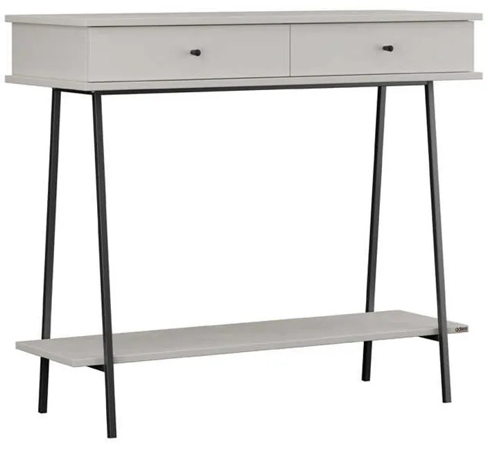 Κονσόλα Elite Megapap χρώμα λευκό του πάγου 100x40x88εκ.