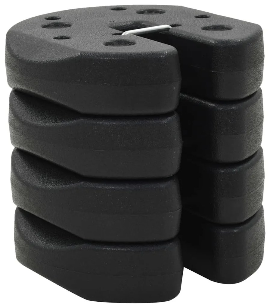 vidaXL Βαρίδια για Κιόσκι 4 τεμ. Μαύρα 220 x 50 χιλ. από Σκυρόδεμα