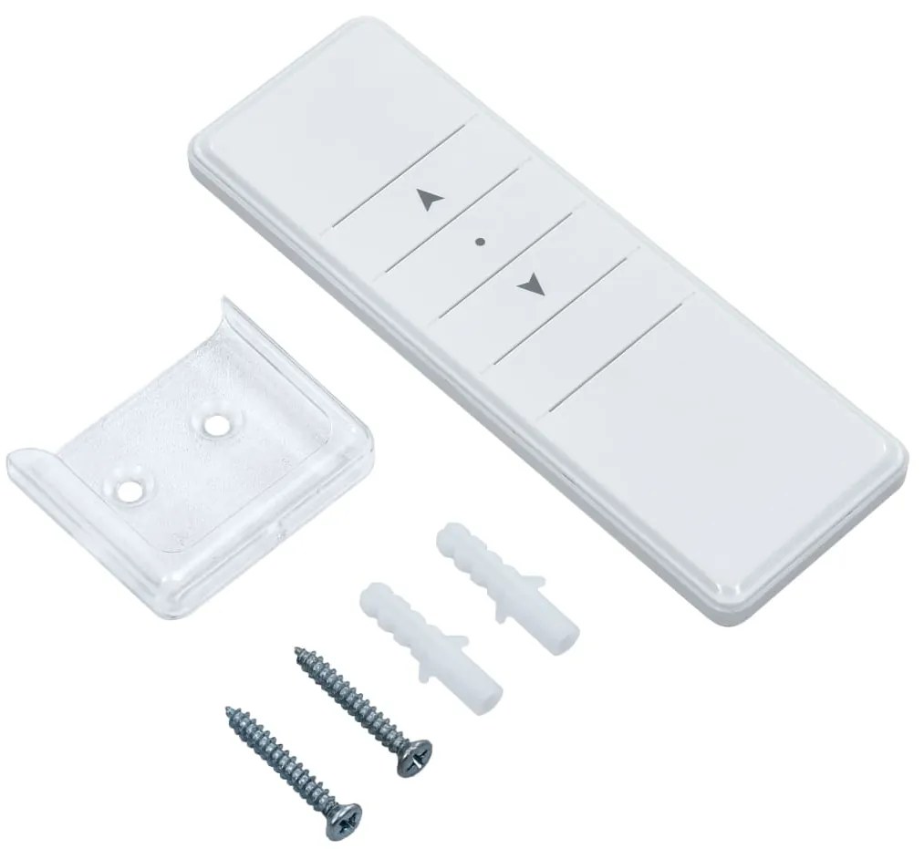 vidaXL Τέντα Αυτόματη με LED &amp; Αισθ. Ανέμου Κίτρινο/Λευκό 500x300 εκ.