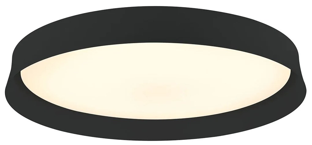 Φωτιστικό Πλαφονιέρα LED Dimmable Zambelis 22128 Black Matt