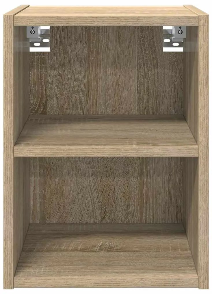 vidaXL Κρεμαστό ντουλάπι με αποθήκευση Δρύς Sonoma 30 x 29,5 x 40 εκ.