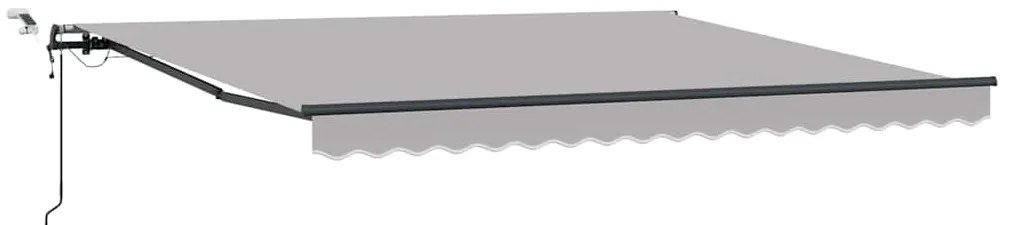 vidaXL Ύφασμα Ομπρέλας με Ανοιχτό γκρι 400 x 300 εκ Πολυεστέρας