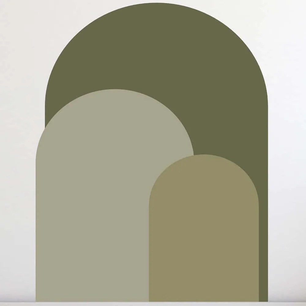 Αυτοκόλλητο Τοίχου 740ELB1121 70x100cm Olive Wallity Βινύλιο