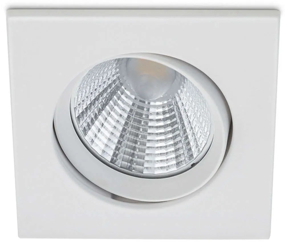 Σποτ Χωνευτό Pamir 650410131 8x8x5cm Dim Led 345Lm 5,5W 3000K White Trio Lighting Square