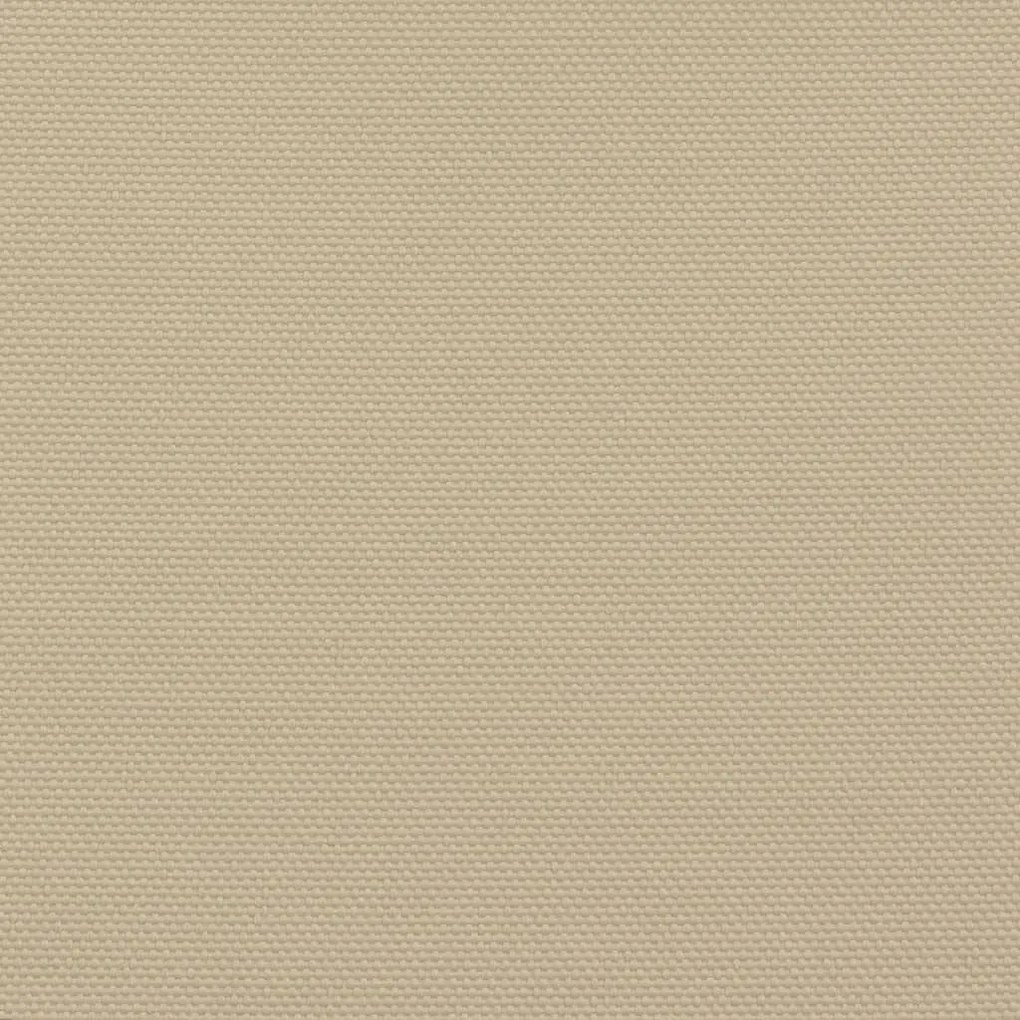 Πανί Σκίασης Τρίγωνο Μπεζ 4 x 5 x 6,4 μ. από Ύφασμα Oxford - Μπεζ