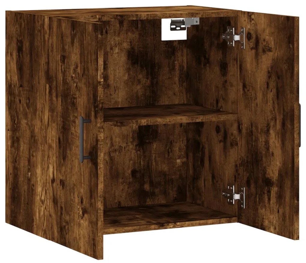 vidaXL Ντουλάπι Τοίχου Καπνιστή Δρυς 60x31x60 εκ. Επεξεργασμένο Ξύλο