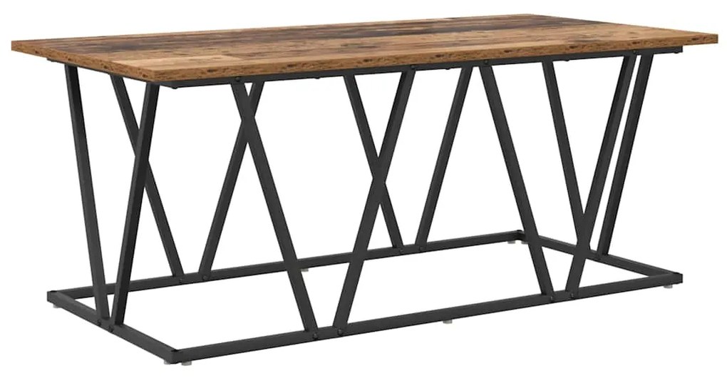 vidaXL Τραπεζάκι σαλονιού Παλαιό ξύλο 100 x 50 x 40 cm