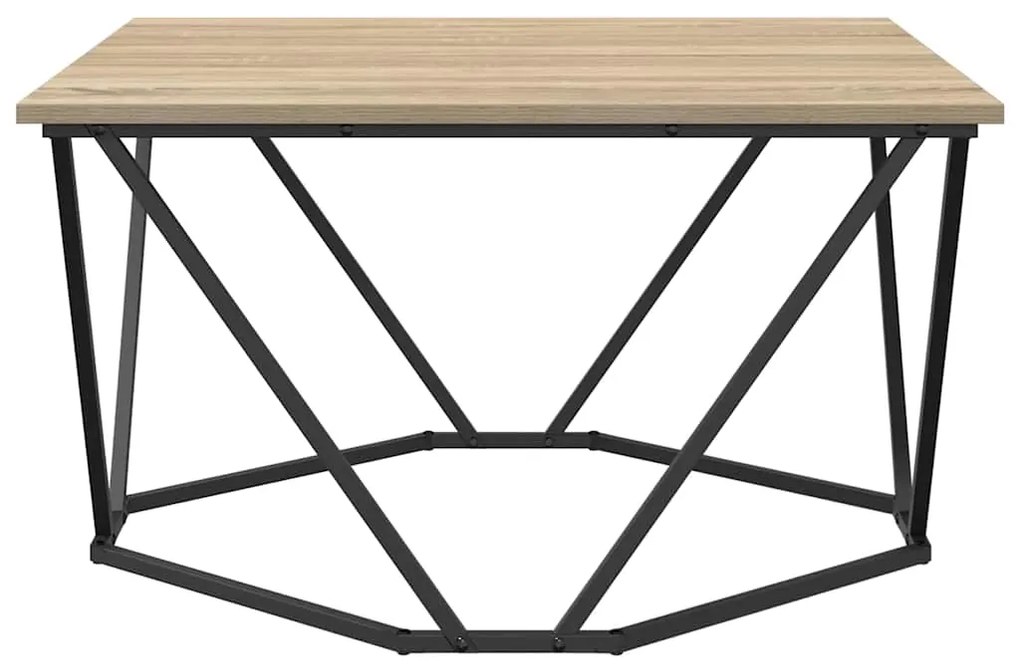 vidaXL Τραπεζάκι σαλονιού Sonoma Δρυς 80 x 80 x 45 cm