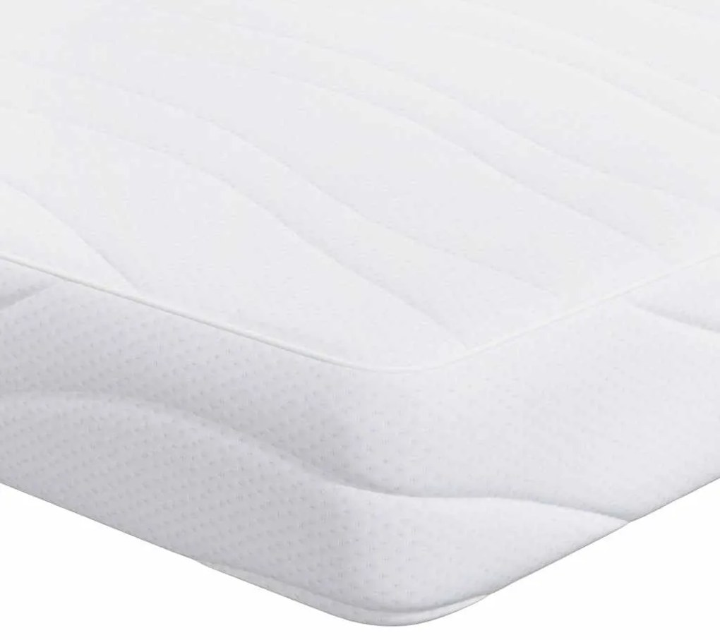 vidaXL Στρώμα Λευκό 140 x 190 cm Τζελ Μνήμης Φόρμα