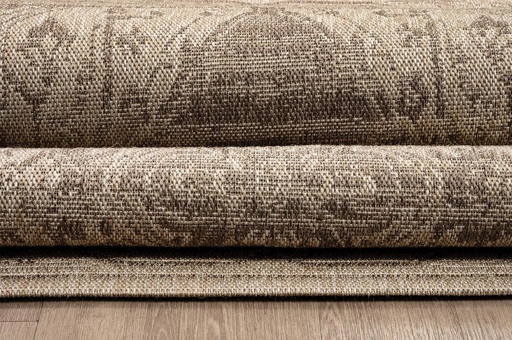 ΧΑΛΙ ETHNIK  204005C BROWN/CARAMEL BEIGE - 160X230  NewPlan - 5-14-ETHN-4005C_UT6Y-160X230 - 5-14-ETHN-4005C_UT6Y-160X230