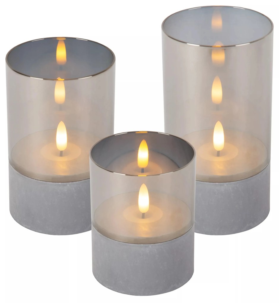 Φωτιστικό Επιτραπέζιο Lucide 13500-03-65 VELAS Φυμέ (Smoke)|Γκρι (Grey) 2700 K