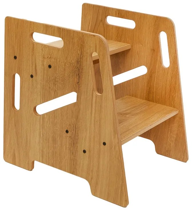 Πύργος εκμάθησης Steppy pakoworld φυσικό mdf 34x39x39εκ (1 τεμάχια)