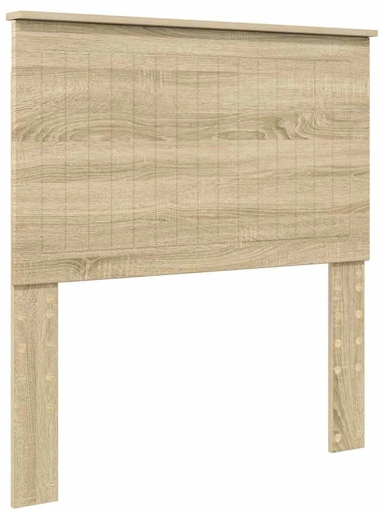 vidaXL Κεφαλάρι με κεφαλάρι Δρύς Sonoma 90 cm Επεξεργασμένο ξύλο
