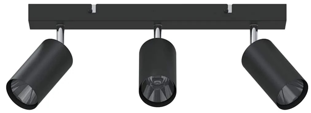 vidaXL Σποτ οροφής Μαύρο 38 x 5.5 x 16.5 εκ Ατσάλι