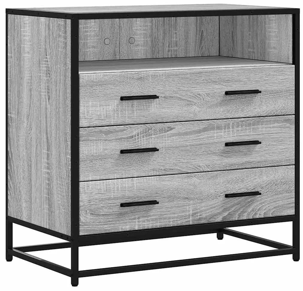 vidaXL Συρταριέρα Γκρι sonoma 70x41x70 εκ. από Επεξεργασμένο Ξύλο