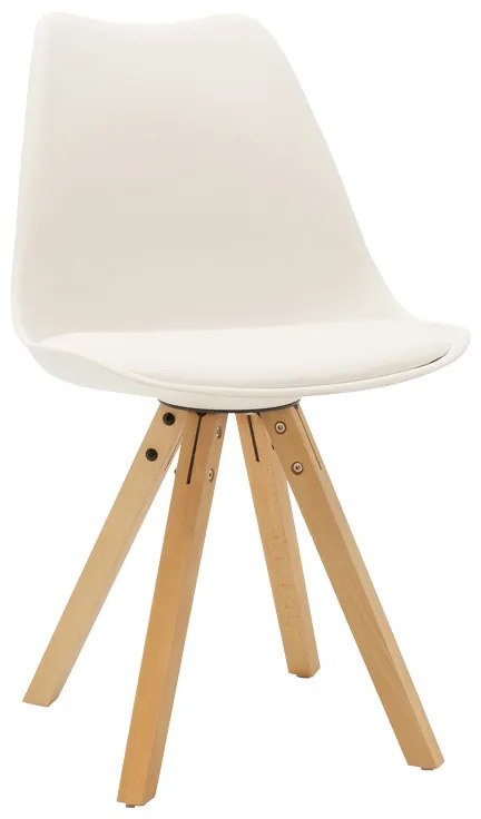 Τραπεζαρία Quana-Caron pakoworld σετ 5τεμ γυάλινο 8χιλ διάφανο - λευκό πόδι 120x70x75εκ