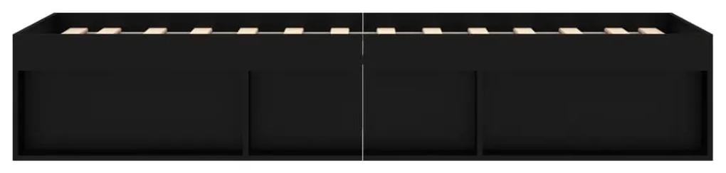 Πλαίσιο Κρεβατιού Μαύρο 75 x 190εκ. Small Single - Μαύρο