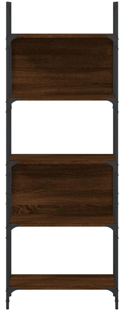 vidaXL Βιβλιοθήκη 5 Επιπέδων Καφέ Δρυς 60,5x24x166,5εκ. Επεξεργ. Ξύλο