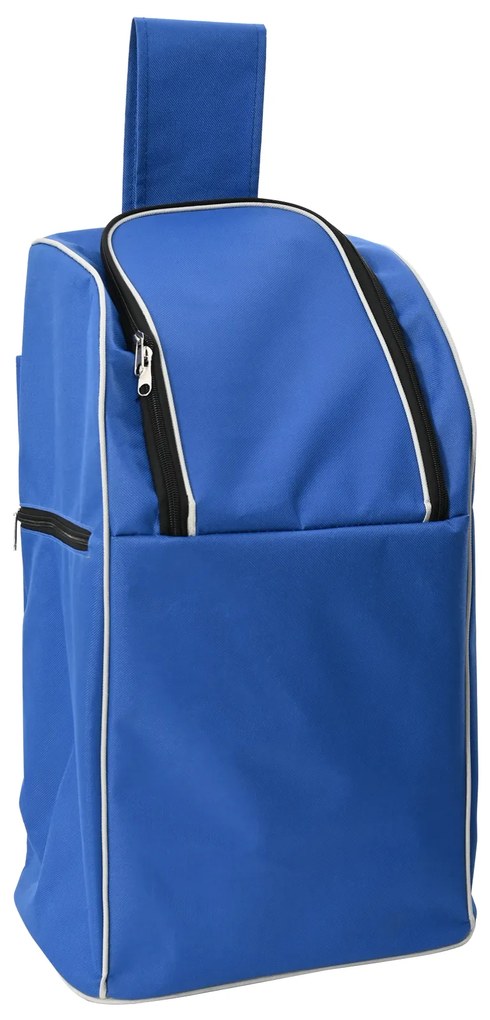 vidaXL Καρότσι Αγορών Μπλε 39.5 x 36 x 92.5 εκ Ύφασμα Oxford