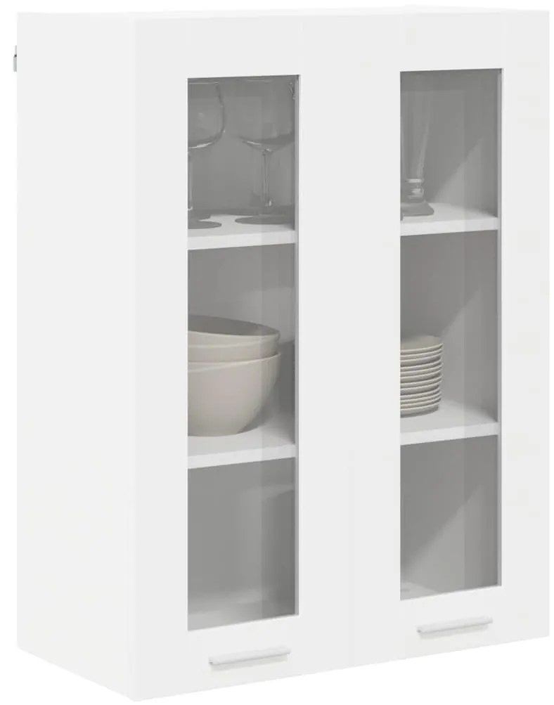 vidaXL Κρεμαστό ντουλάπι Λευκό 60 x 31 x 80 εκ. Επεξεργασμένο ξύλο