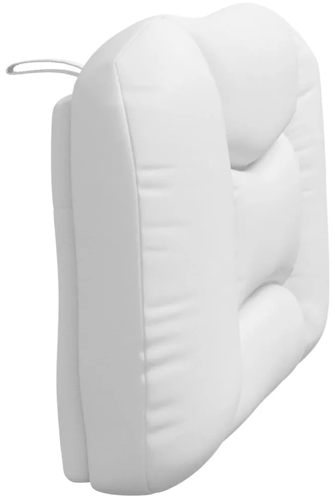 vidaXL Μαξιλάρι για Κεφαλάρι Hvar Λευκό 80 εκ. από Συνθετικό Δέρμα