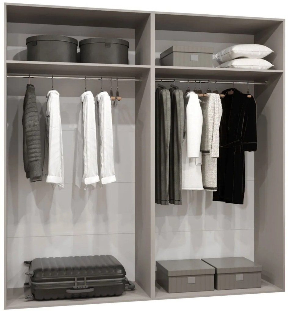 Ντουλάπα Malaga plus τετράφυλλη-Mauro