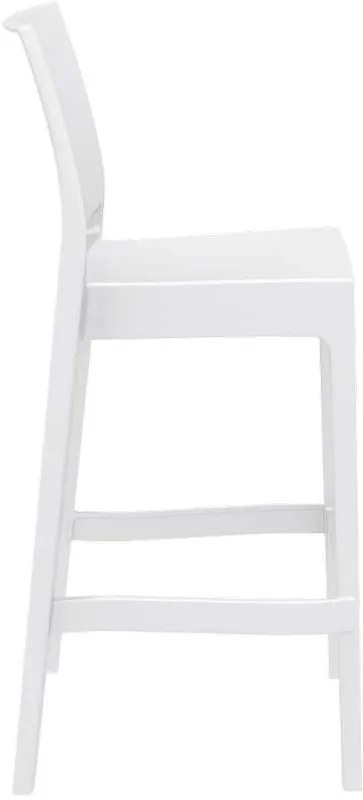 Σκαμπό Μπαρ Maya 75 White