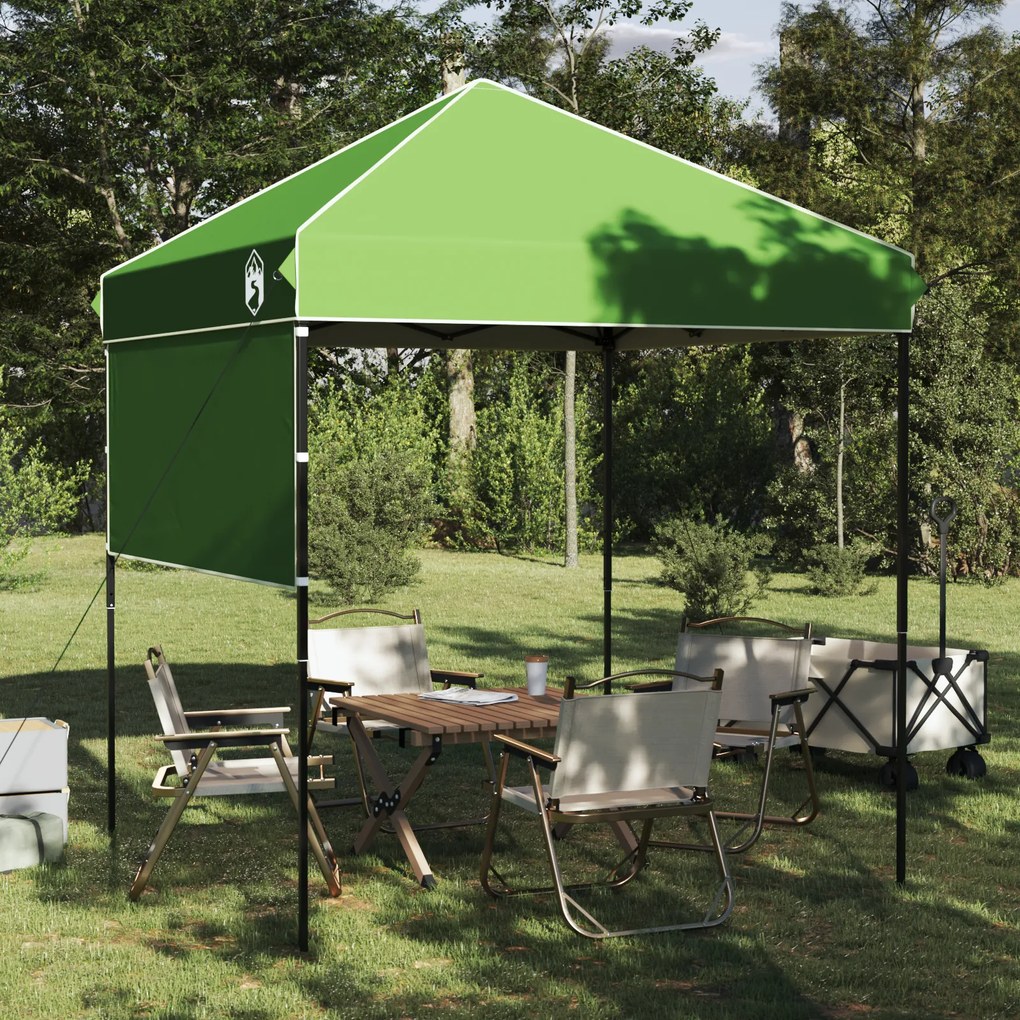 vidaXL Σκηνή Canopy Pop-up Πράσινο 200 x 200 cm ύφασμα