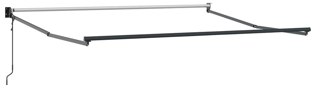 vidaXL Αυτόματη Ανασυρόμενη Τέντα Κόκκινη 300x250 cm