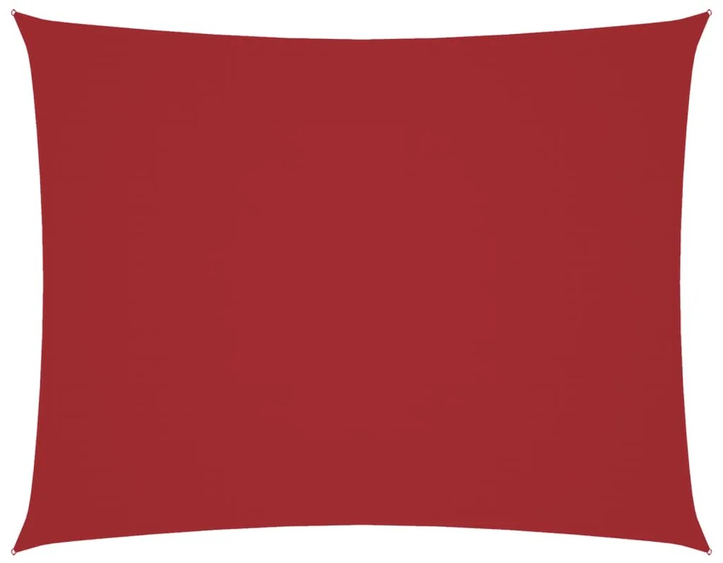 vidaXL Πανί Σκίασης Ορθογώνιο Κόκκινο 2,5 x 4 μ. από Ύφασμα Oxford