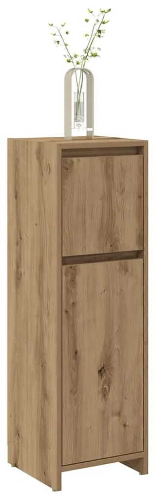 vidaXL Ντουλάπι Μπάνιου Τεχνίτης Δρυς 30x30x95 εκ. Επεξεργασμένο Ξύλο
