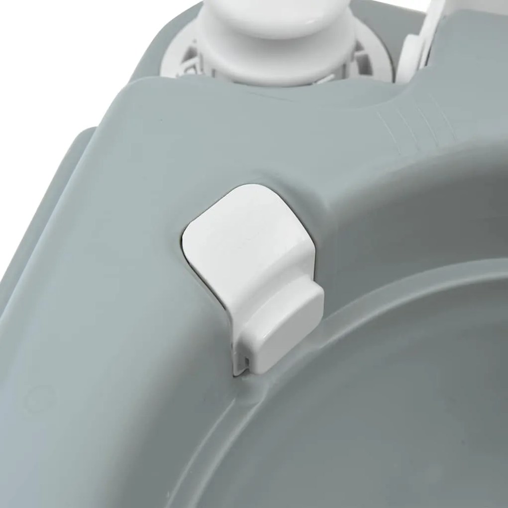 vidaXL Τουαλέτα Κάμπινγκ Γκρι 41,5 x 36,5 x 42 εκ.