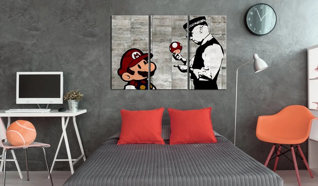 Πίνακας - Banksy: Mario Bros 90x60