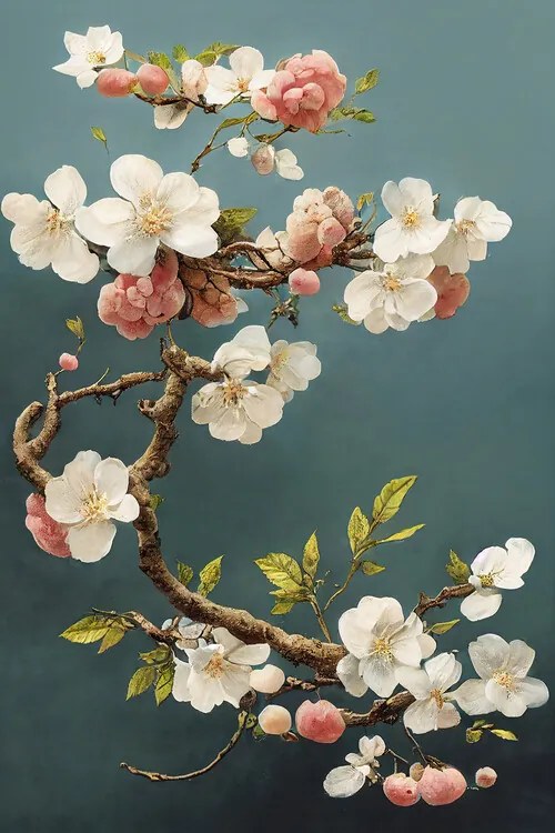 Εικονογράφηση White Cherry Blossoms, Treechild
