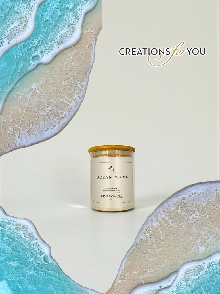 Κερί Αρωματικό Ocean Wave - 450 γρ. +-